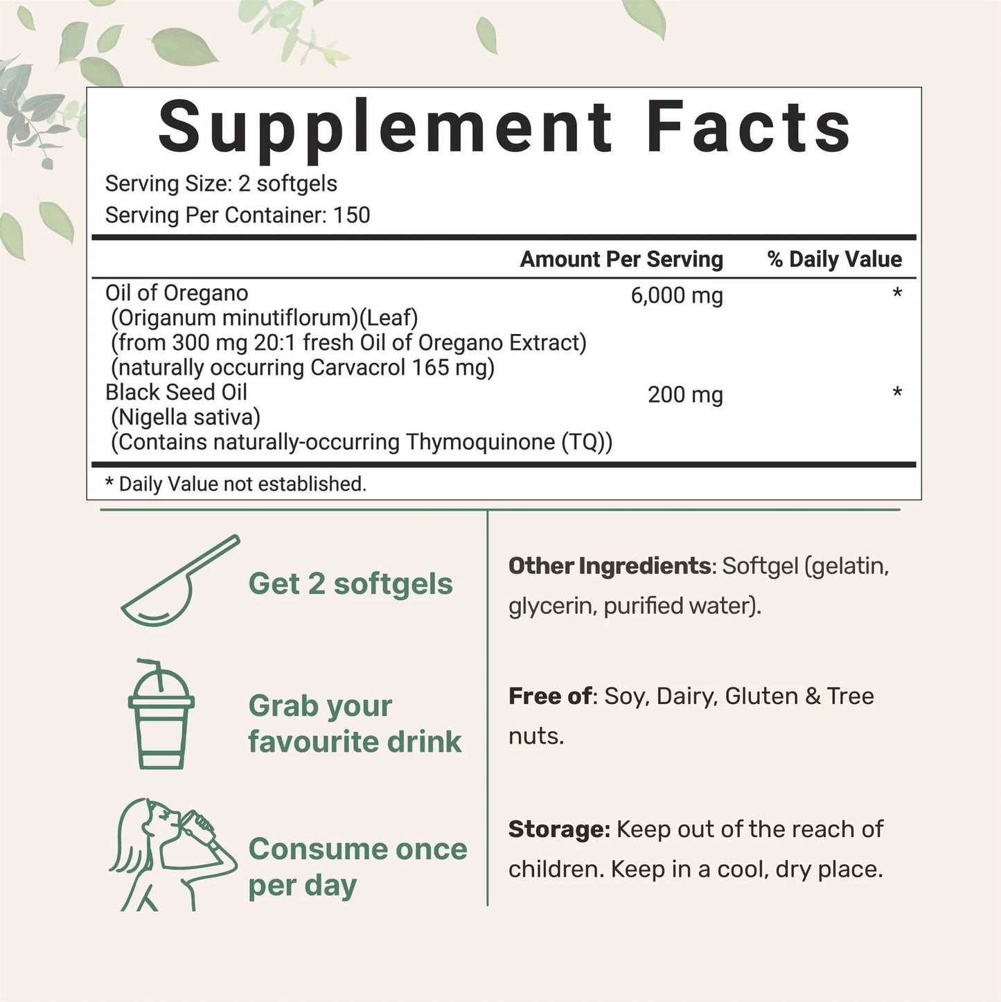 Belbexa™ Oil Of Oregano Softgels